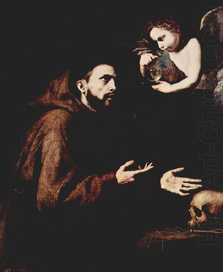 Franz von Assisi und der Engel mit der Wasserflasche, Jose de Ribera